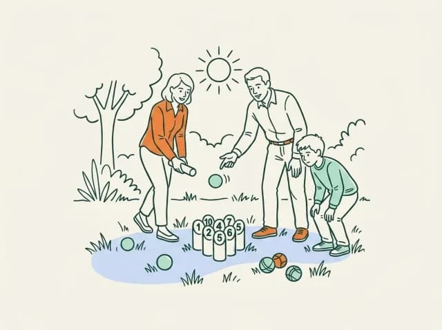 Jeux d'extérieur en vacances