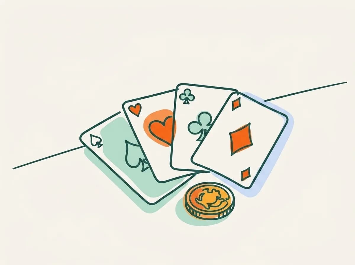 Illustration éditoriale : Belote