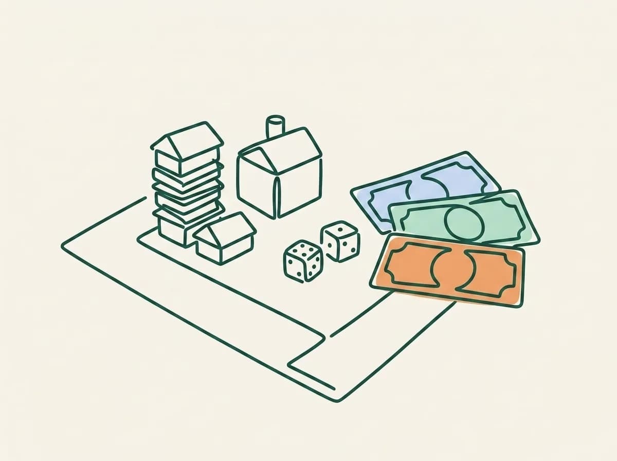 Illustration éditoriale : Monopoly